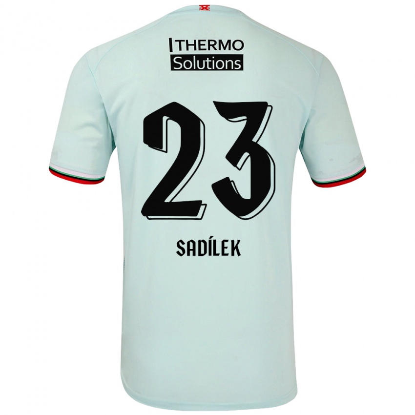 Criança Camisola Michal Sadilek #23 Verde Claro Alternativa 2024/25 Camisa Brasil