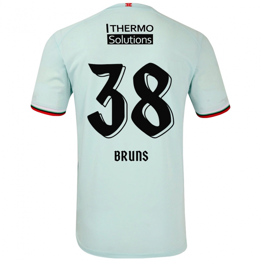 Criança Camisola Max Bruns #38 Verde Claro Alternativa 2024/25 Camisa Brasil