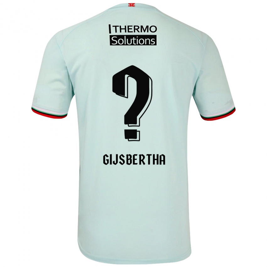 Criança Camisola Tyrese Gijsbertha #0 Verde Claro Alternativa 2024/25 Camisa Brasil