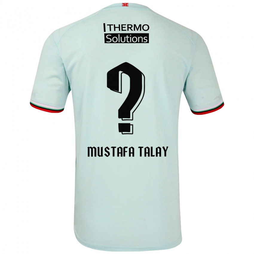 Criança Camisola Kaan Mustafa Talay #0 Verde Claro Alternativa 2024/25 Camisa Brasil