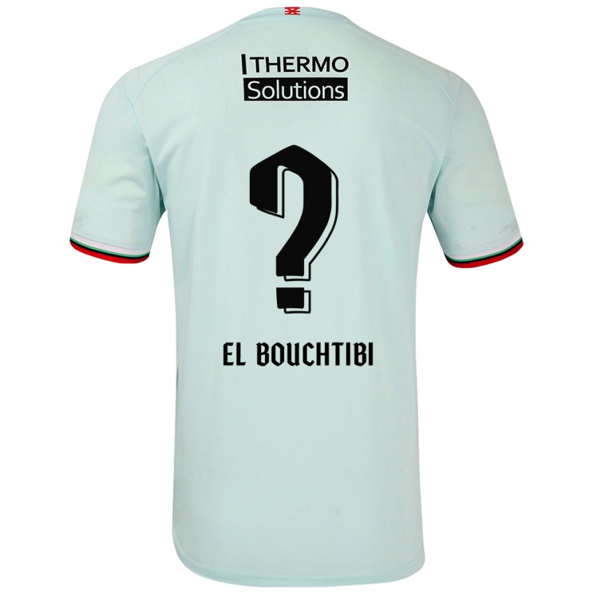 Criança Camisola Ilias El Bouchtibi #0 Verde Claro Alternativa 2024/25 Camisa Brasil