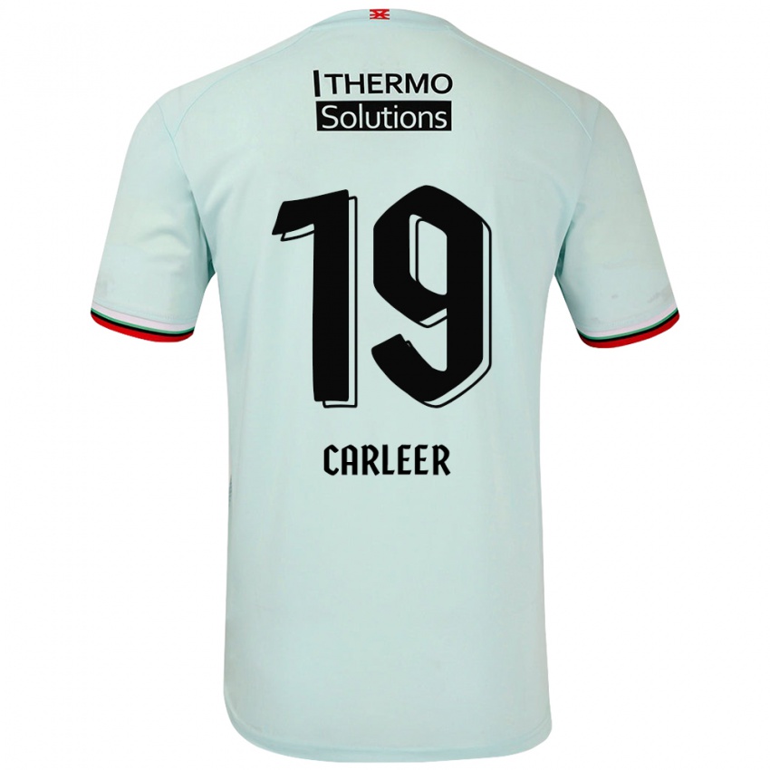 Criança Camisola Lieske Carleer #19 Verde Claro Alternativa 2024/25 Camisa Brasil