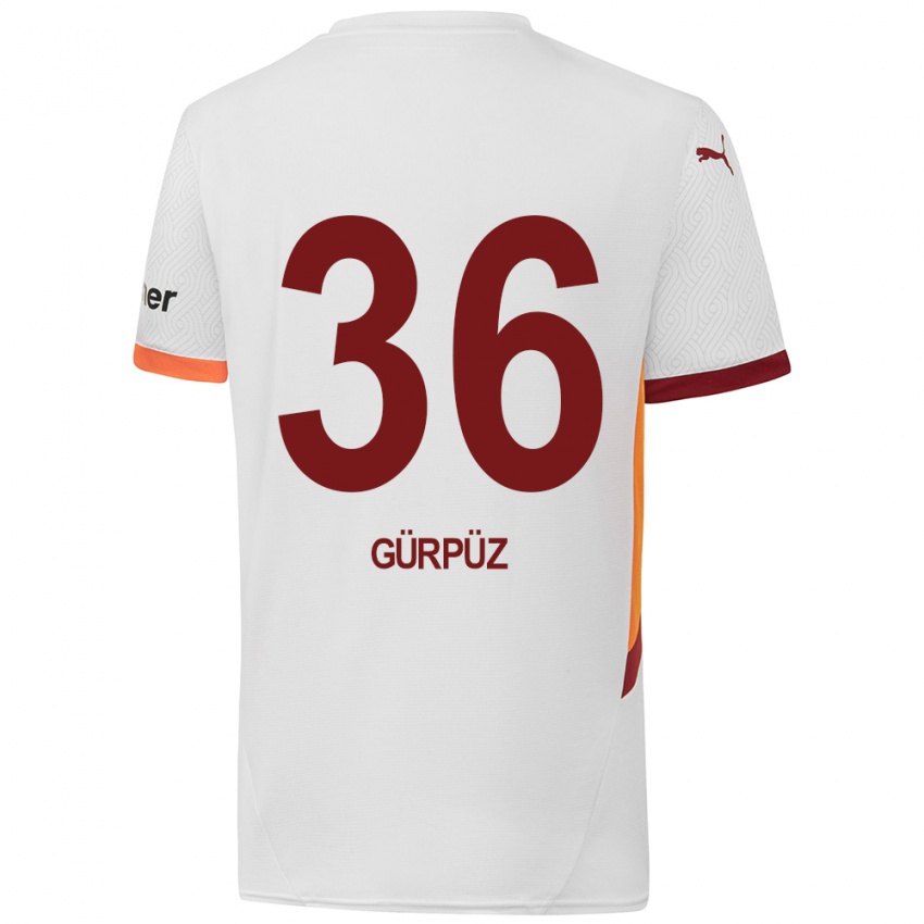 Criança Camisola Gökdeniz Gürpüz #36 Branco Amarelo Vermelho Alternativa 2024/25 Camisa Brasil