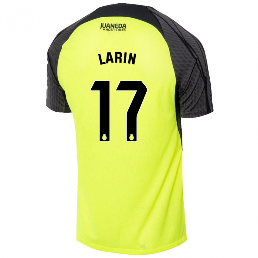 Criança Camisola Cyle Larin #17 Verde Fluorescente Preto Alternativa 2024/25 Camisa Brasil