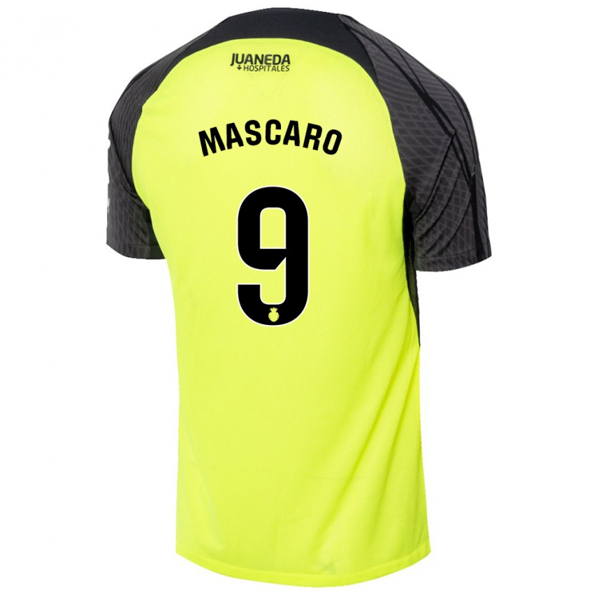 Criança Camisola Pau Mascaró #9 Verde Fluorescente Preto Alternativa 2024/25 Camisa Brasil