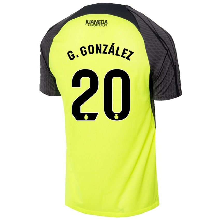 Criança Camisola Giovanni González #20 Verde Fluorescente Preto Alternativa 2024/25 Camisa Brasil