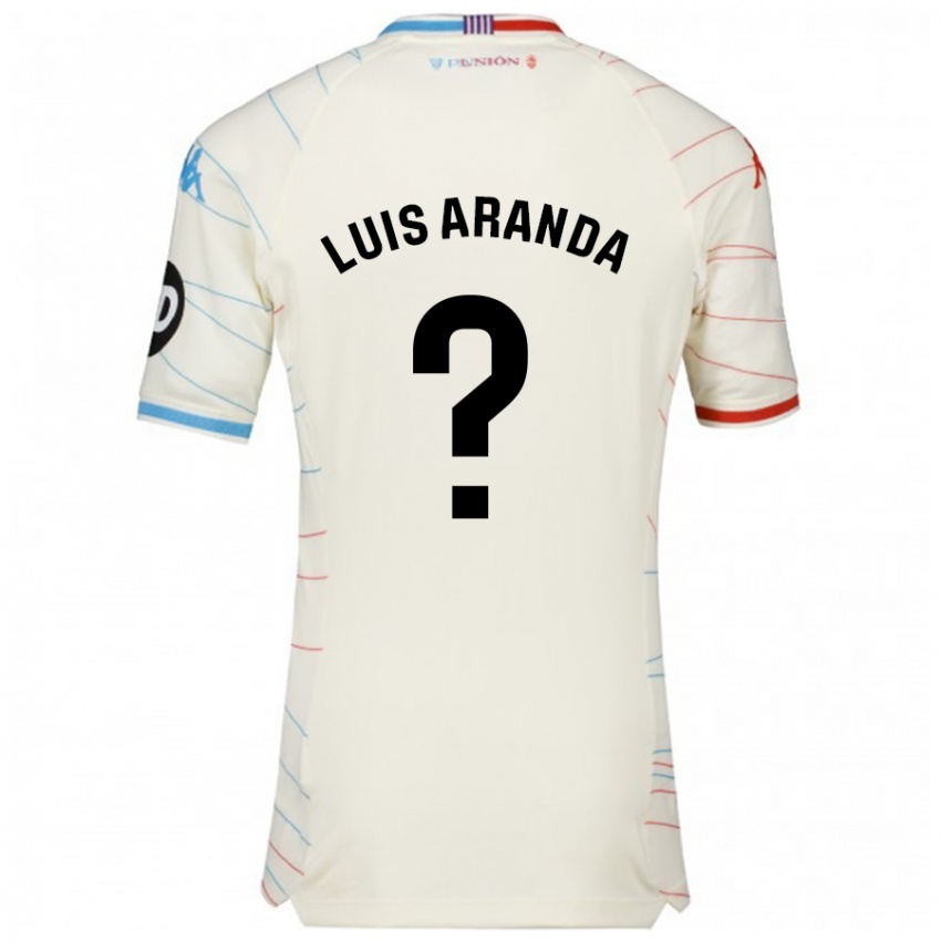 Criança Camisola José Luis Aranda #0 Azul Vermelho Branco Alternativa 2024/25 Camisa Brasil