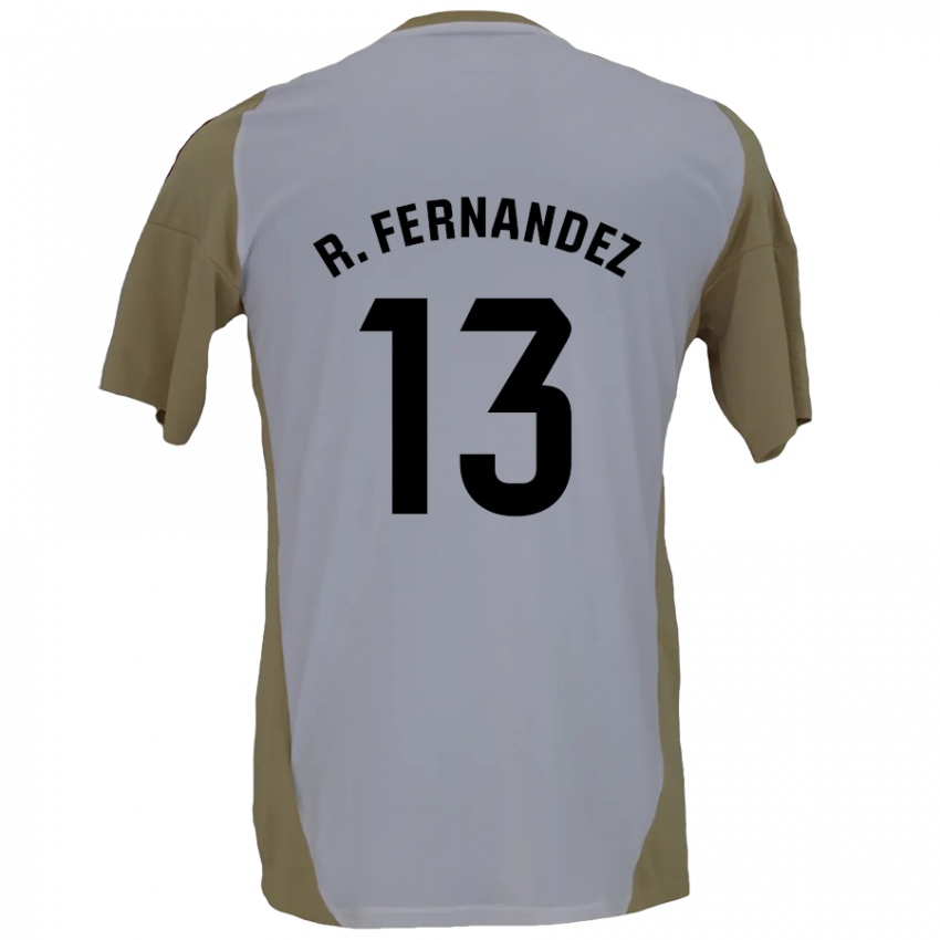 Criança Camisola Raúl Fernández #13 Branco Brown Alternativa 2024/25 Camisa Brasil