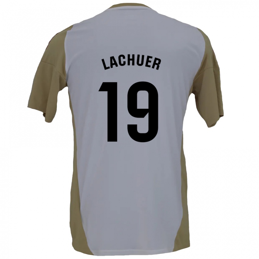 Criança Camisola Mathis Lachuer #19 Branco Brown Alternativa 2024/25 Camisa Brasil