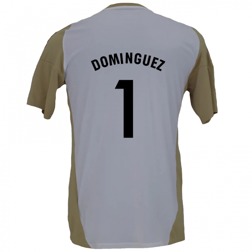 Criança Camisola Iago Domínguez #1 Branco Brown Alternativa 2024/25 Camisa Brasil