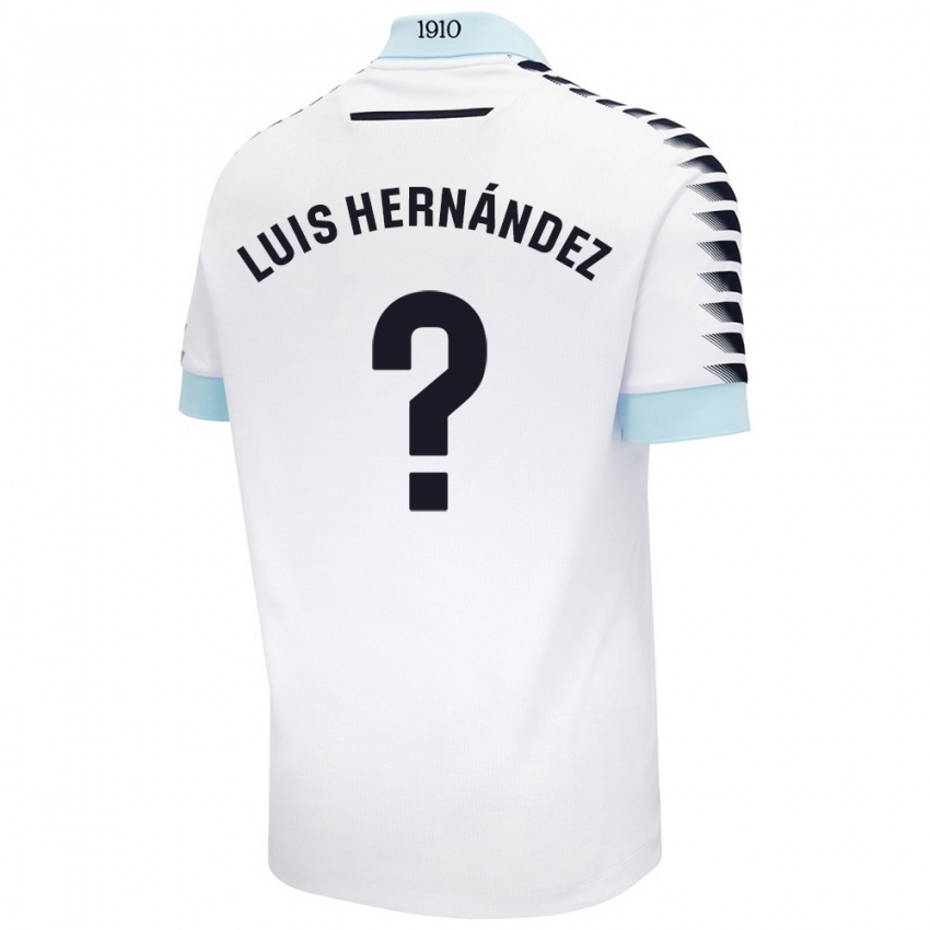 Criança Camisola Luis Hernández #0 Azul Branco Alternativa 2024/25 Camisa Brasil