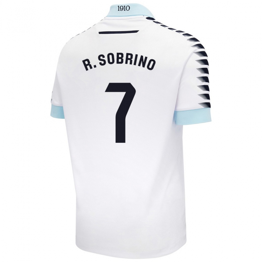 Criança Camisola Ruben Sobrino #7 Azul Branco Alternativa 2024/25 Camisa Brasil