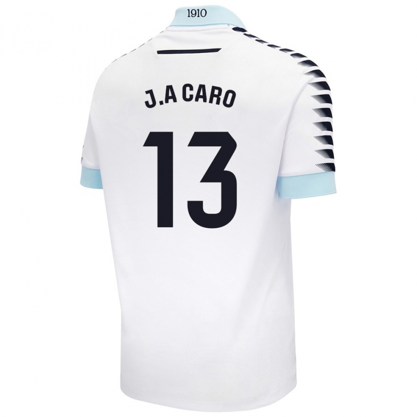 Criança Camisola José Antonio Caro #13 Azul Branco Alternativa 2024/25 Camisa Brasil