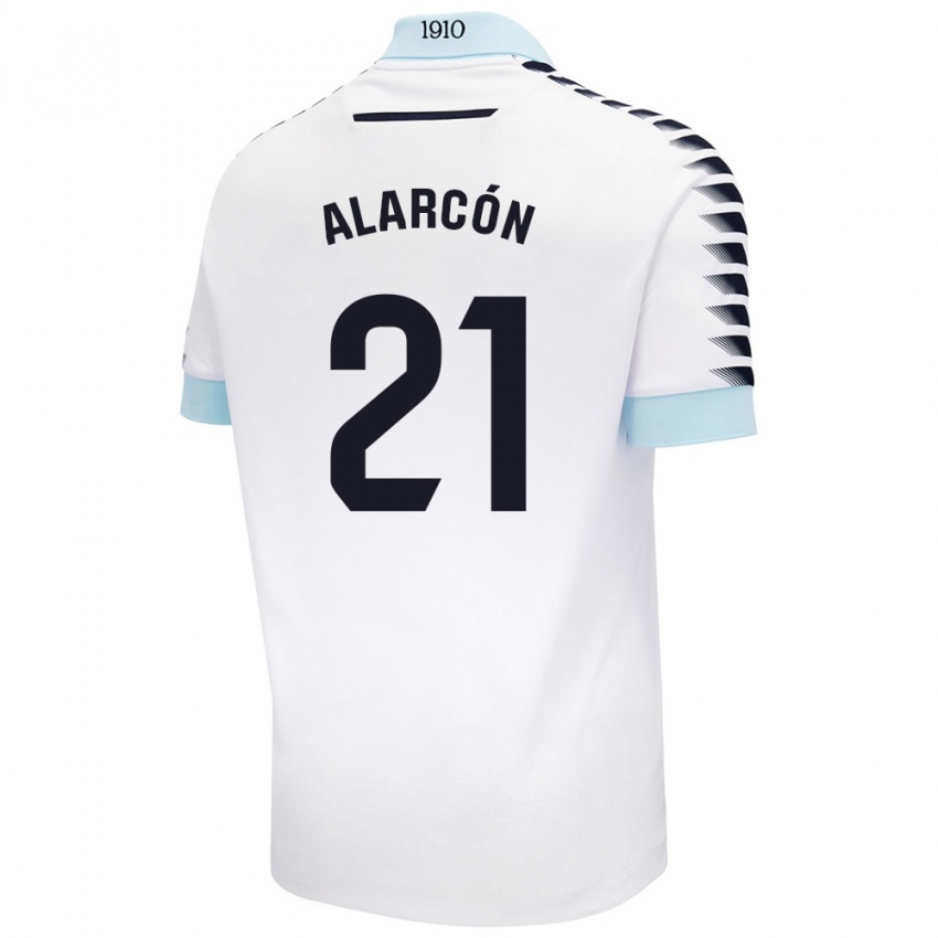 Criança Camisola Tomás Alarcón #21 Azul Branco Alternativa 2024/25 Camisa Brasil