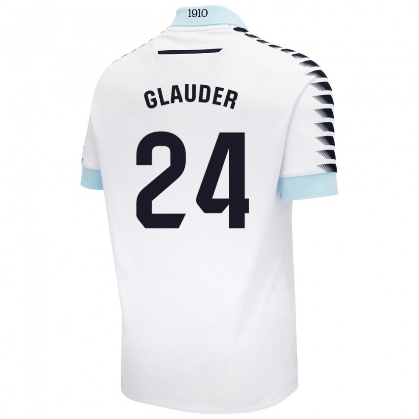 Criança Camisola Cristian Glauder #24 Azul Branco Alternativa 2024/25 Camisa Brasil