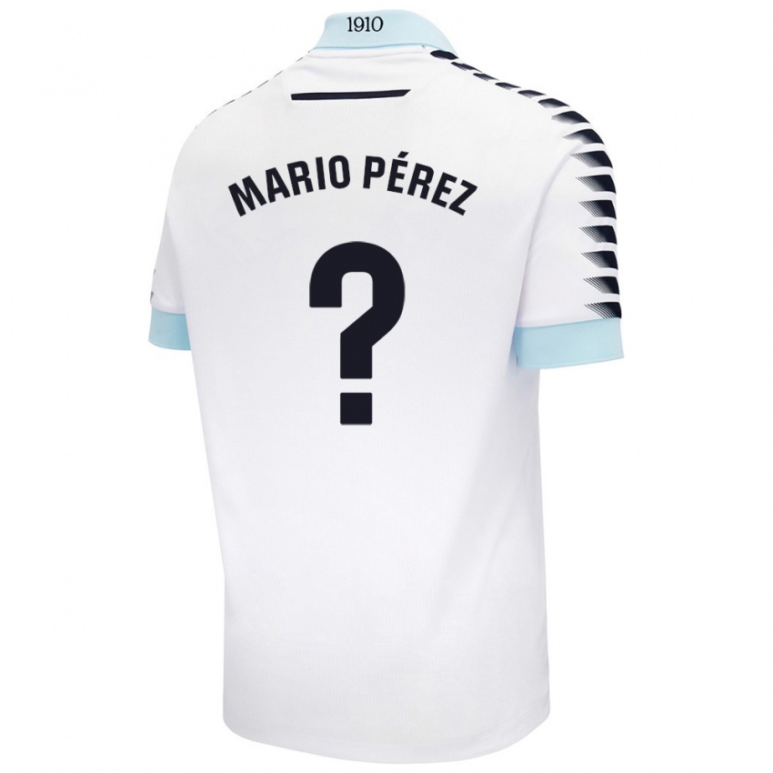 Criança Camisola Mario Pérez #0 Azul Branco Alternativa 2024/25 Camisa Brasil