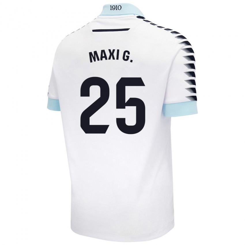 Criança Camisola Maxi Gómez #25 Azul Branco Alternativa 2024/25 Camisa Brasil