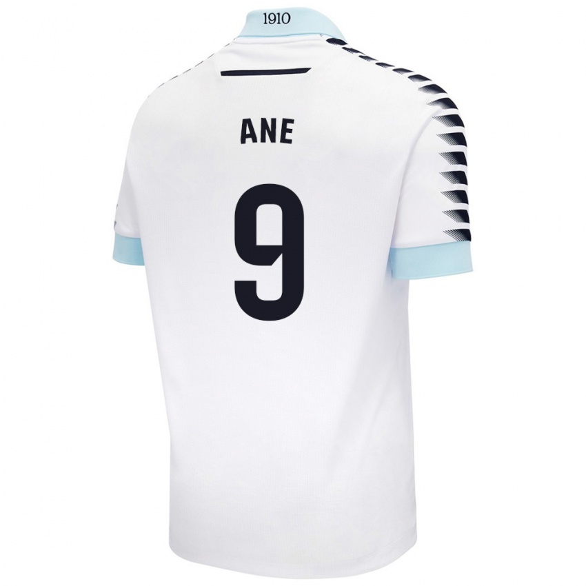 Criança Camisola Ane López De Heredia Alcelay #9 Azul Branco Alternativa 2024/25 Camisa Brasil