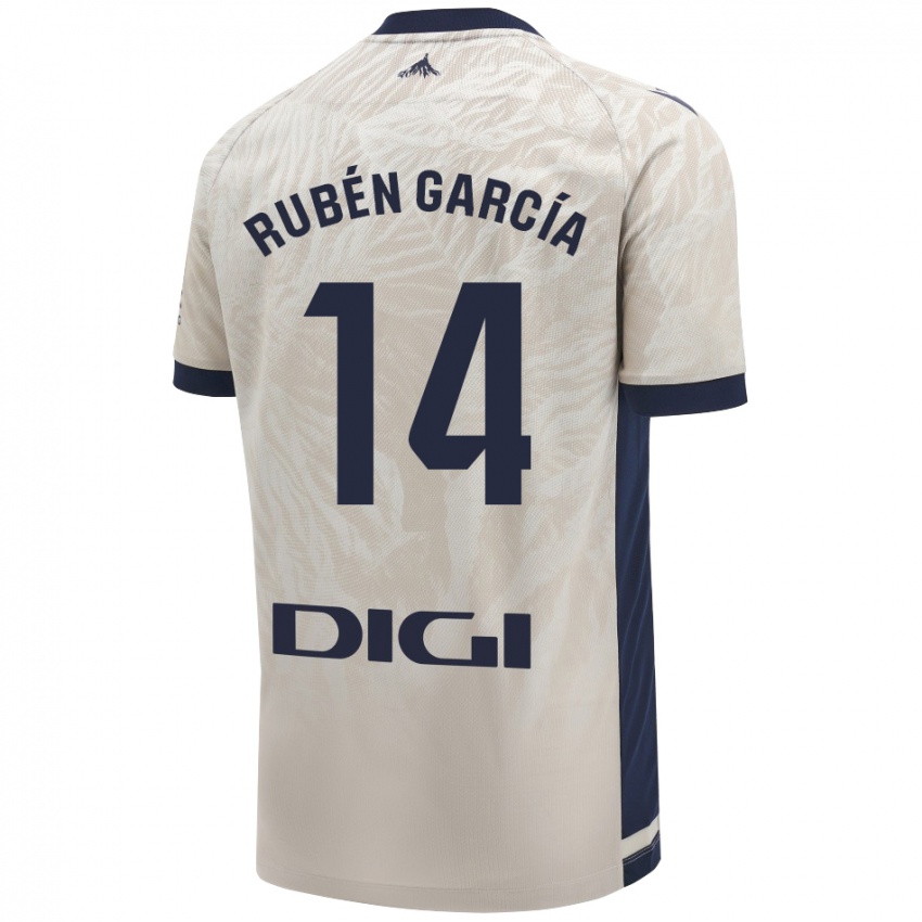 Criança Camisola Rubén García #14 Cinza Leve Alternativa 2024/25 Camisa Brasil