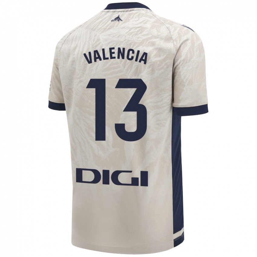 Criança Camisola Pablo Valencia #13 Cinza Leve Alternativa 2024/25 Camisa Brasil