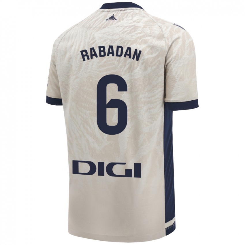 Criança Camisola David Rabadán #6 Cinza Leve Alternativa 2024/25 Camisa Brasil