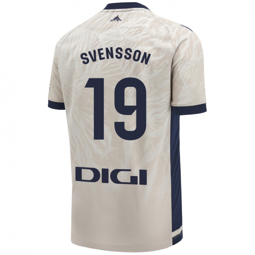 Criança Camisola Max Svensson #19 Cinza Leve Alternativa 2024/25 Camisa Brasil