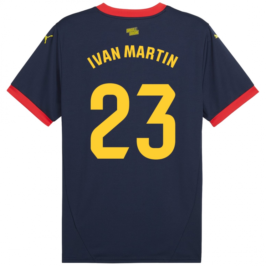 Criança Camisola Iván Martín #23 Vermelho Marinho Alternativa 2024/25 Camisa Brasil