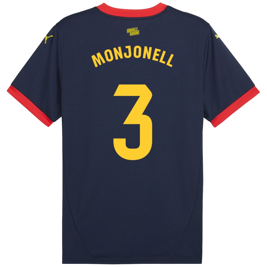 Criança Camisola Eric Monjonell #3 Vermelho Marinho Alternativa 2024/25 Camisa Brasil