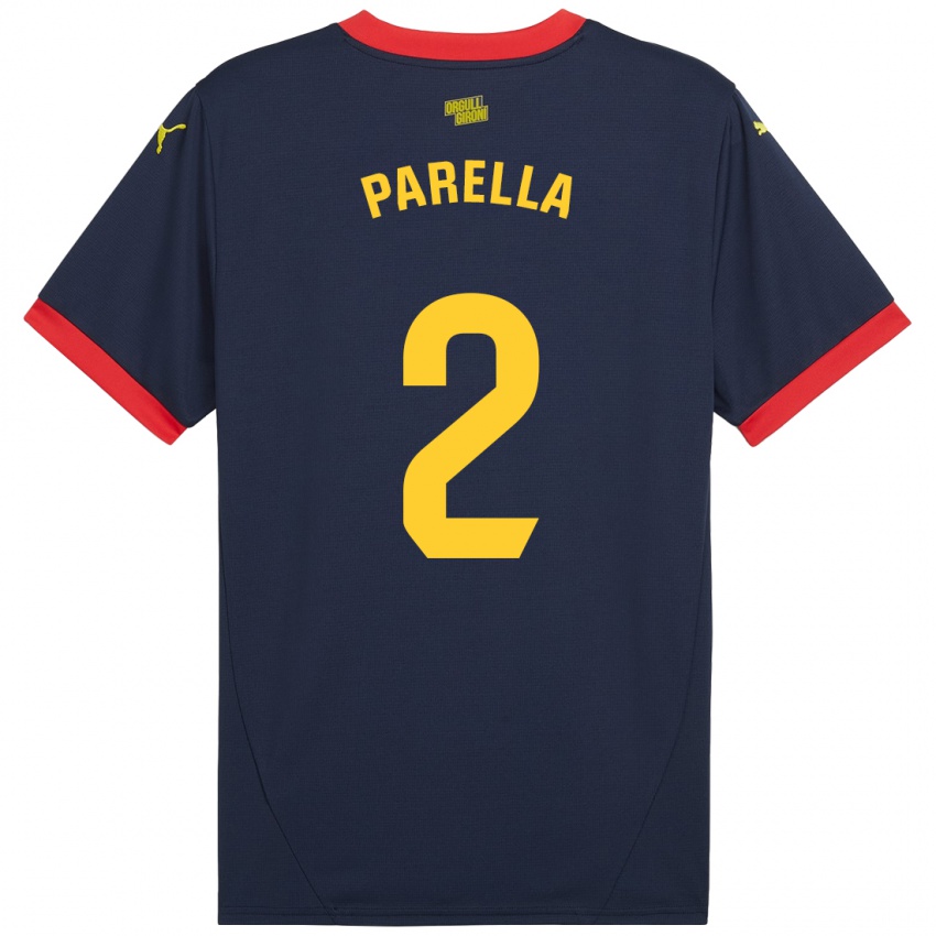 Criança Camisola Virginia Parella #2 Vermelho Marinho Alternativa 2024/25 Camisa Brasil