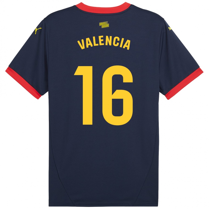 Criança Camisola Carla Valencia #16 Vermelho Marinho Alternativa 2024/25 Camisa Brasil