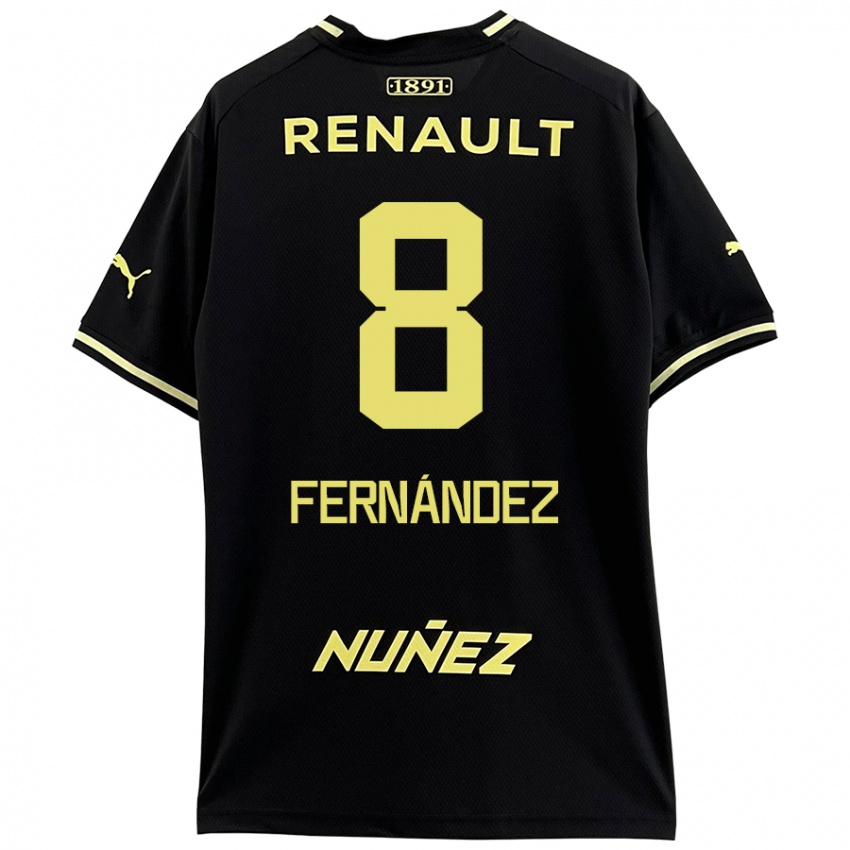 Criança Camisola Leonardo Fernández #8 Amarelo Preto Alternativa 2024/25 Camisa Brasil