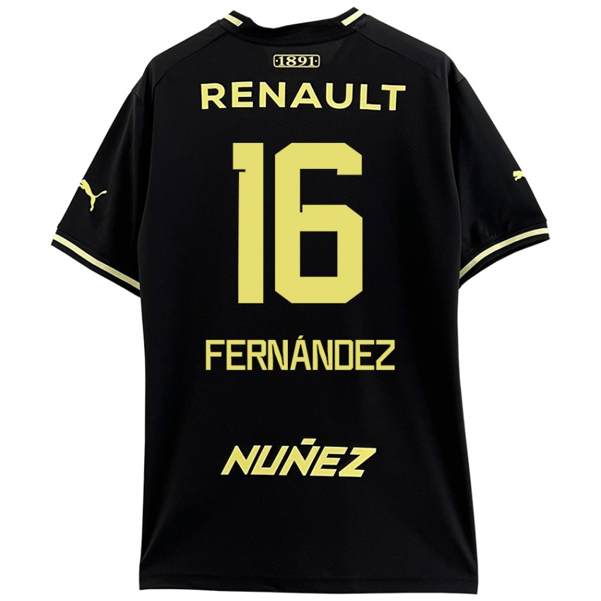 Criança Camisola Adrián Fernández #16 Amarelo Preto Alternativa 2024/25 Camisa Brasil