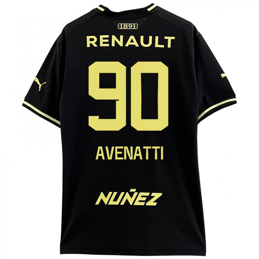 Criança Camisola Felipe Avenatti #90 Amarelo Preto Alternativa 2024/25 Camisa Brasil