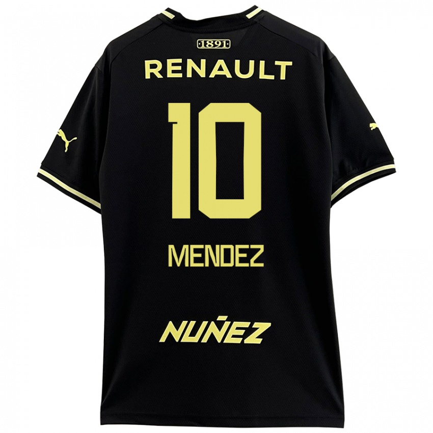 Criança Camisola Kevin Méndez #10 Amarelo Preto Alternativa 2024/25 Camisa Brasil