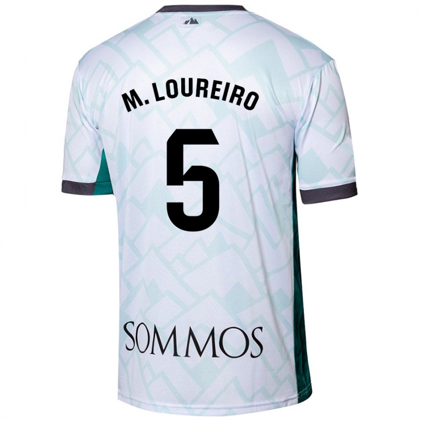 Criança Camisola Miguel Loureiro #5 Verde Branco Alternativa 2024/25 Camisa Brasil