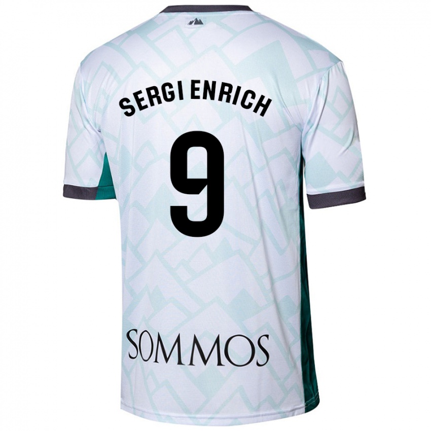 Criança Camisola Sergi Enrich #9 Verde Branco Alternativa 2024/25 Camisa Brasil