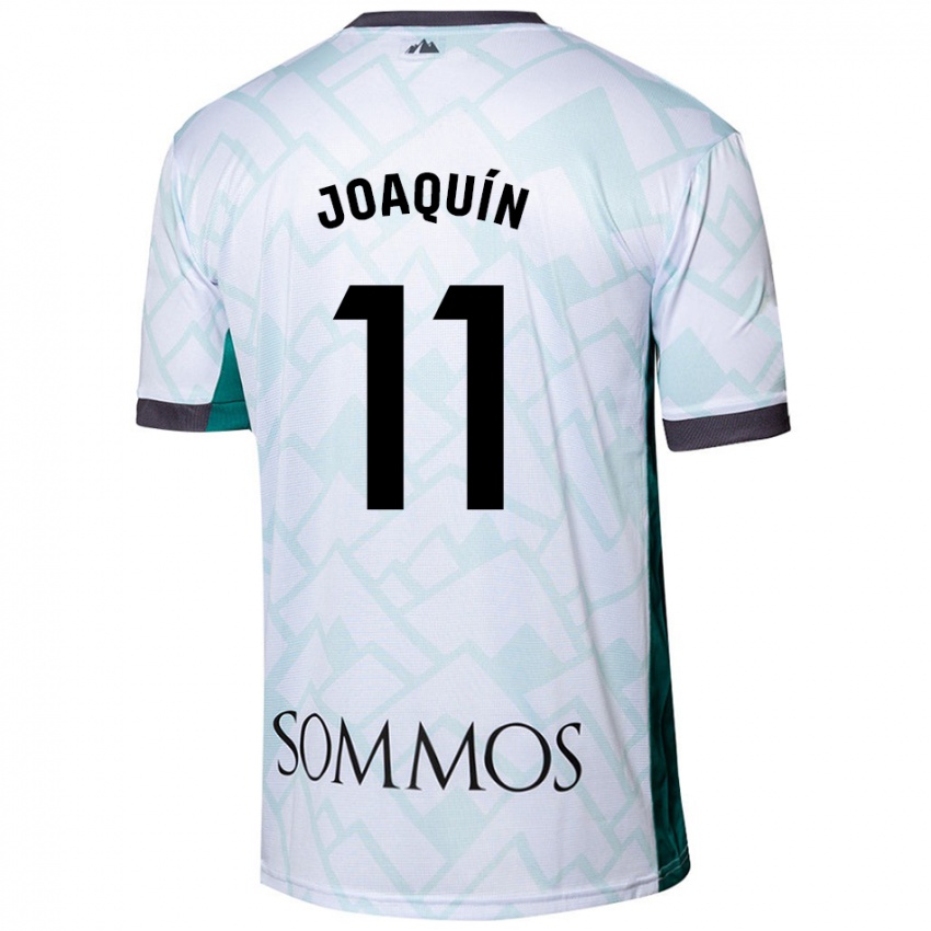 Criança Camisola Joaquin Munoz #11 Verde Branco Alternativa 2024/25 Camisa Brasil