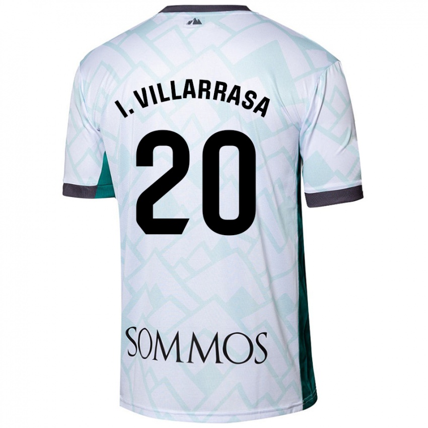 Criança Camisola Ignasi Vilarrasa #20 Verde Branco Alternativa 2024/25 Camisa Brasil