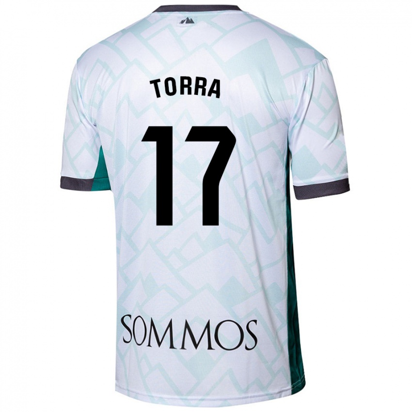 Criança Camisola Marc Torra #17 Verde Branco Alternativa 2024/25 Camisa Brasil