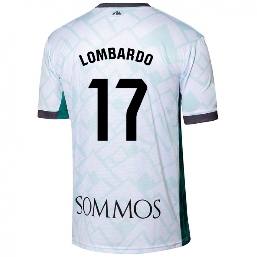 Criança Camisola Enzo Lombardo #17 Verde Branco Alternativa 2024/25 Camisa Brasil