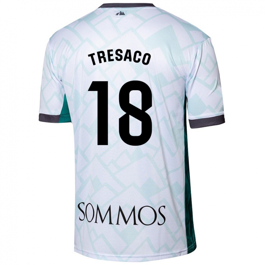 Criança Camisola Rafa Tresaco #18 Verde Branco Alternativa 2024/25 Camisa Brasil