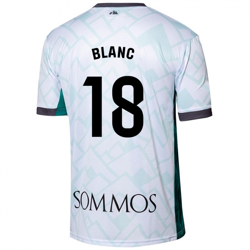 Criança Camisola Laia Blanc #18 Verde Branco Alternativa 2024/25 Camisa Brasil