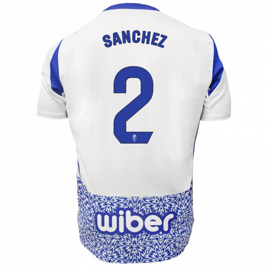 Criança Camisola Rubén Sánchez #2 Azul Branco Alternativa 2024/25 Camisa Brasil