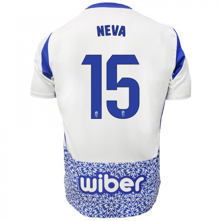 Criança Camisola Carlos Neva #15 Azul Branco Alternativa 2024/25 Camisa Brasil