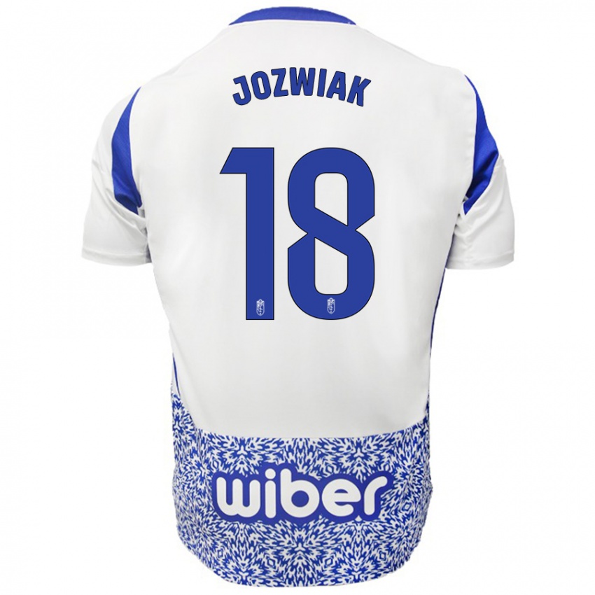 Criança Camisola Kamil Józwiak #18 Azul Branco Alternativa 2024/25 Camisa Brasil