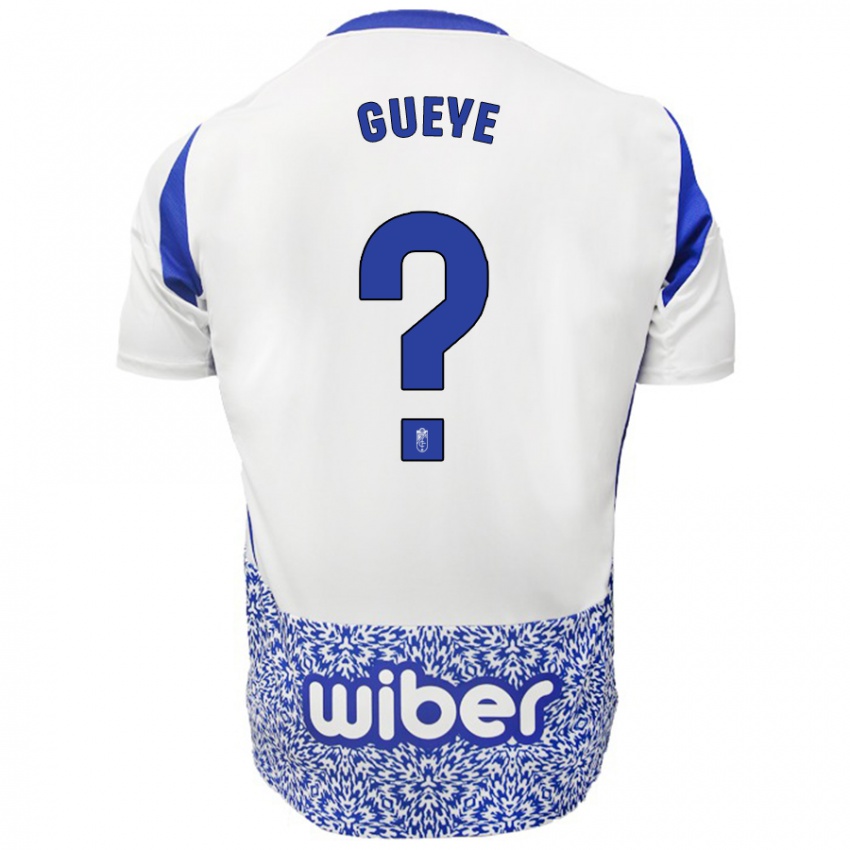 Criança Camisola David Gueye #0 Azul Branco Alternativa 2024/25 Camisa Brasil