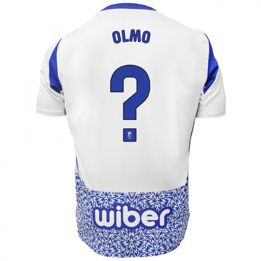 Criança Camisola Ismael Olmo #0 Azul Branco Alternativa 2024/25 Camisa Brasil