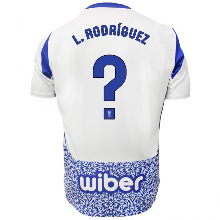 Criança Camisola Iker López Rodríguez #0 Azul Branco Alternativa 2024/25 Camisa Brasil