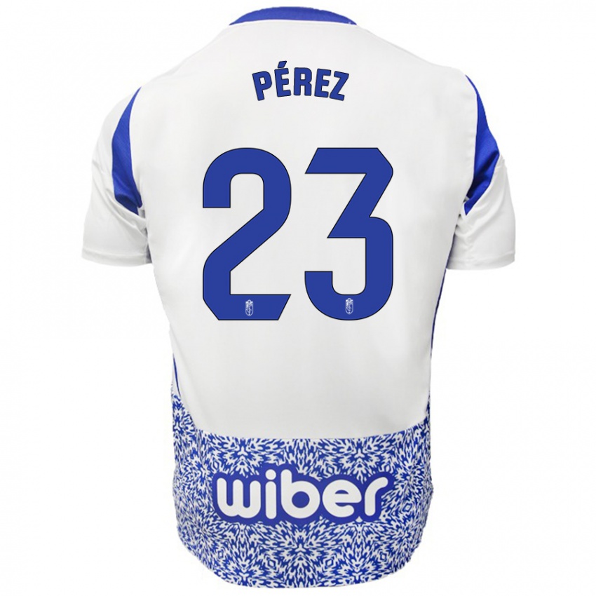 Criança Camisola Lucas Pérez #23 Azul Branco Alternativa 2024/25 Camisa Brasil