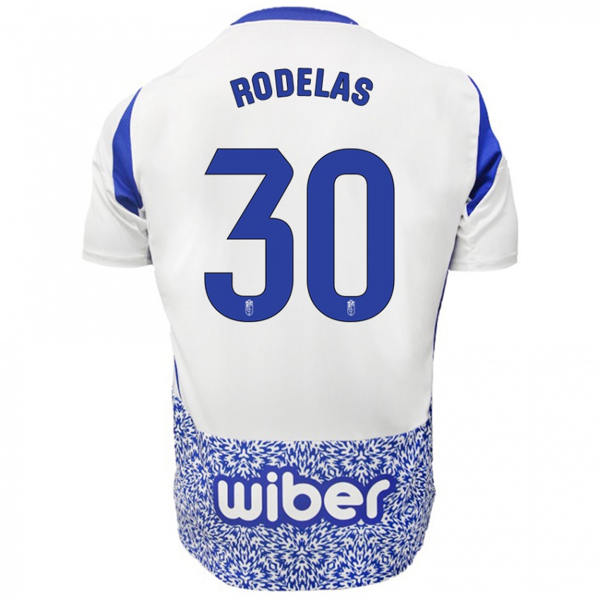 Criança Camisola Sergio Rodelas #30 Azul Branco Alternativa 2024/25 Camisa Brasil